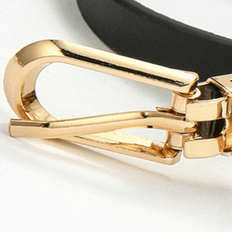 Women Candy Color Waist Strap Thin Belt For Lady Girls Pants Jeans Dress Belt Alloy Pin Buckle Waistbands Adjuestable