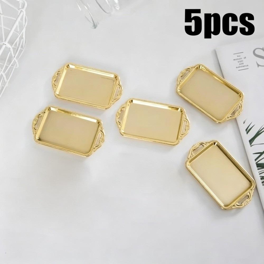 5 Stück 10 Stück Set Schmuck-Auslagefach Rechteckige Form Kunststoff Serviertablett Auslage-Verwendung