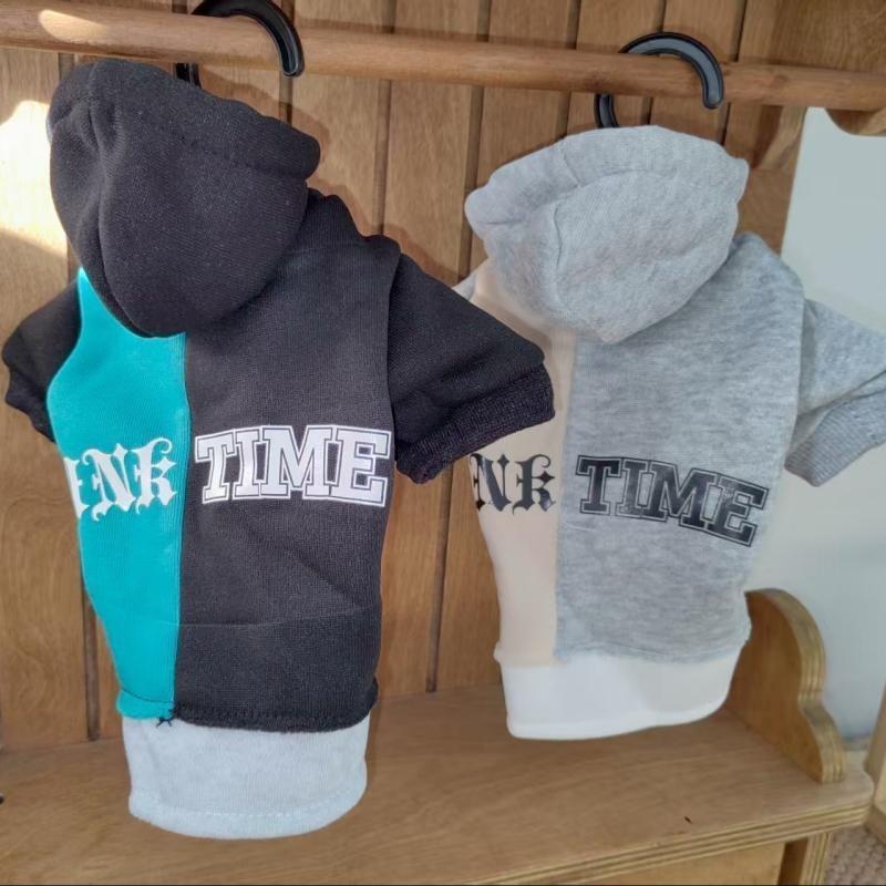 Pet clothes spring and autumn teacup dog Schnauzer Pomeranian bear hooded sweater dog clothes cat thin velvet spring and autumn