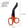 Stainless Steel Outdoor EDC Military-Grade Scissors: Bent Tip, Medical, Bandage, Tape & Cloth Cutting