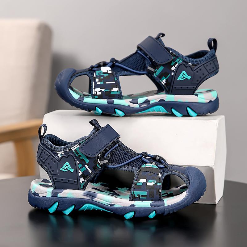 Summer Boys Sandals Kids Shoes Fashion Flats Comfortable Girls Sandals Non-slip Casual Beach Children Outdoor Shoes