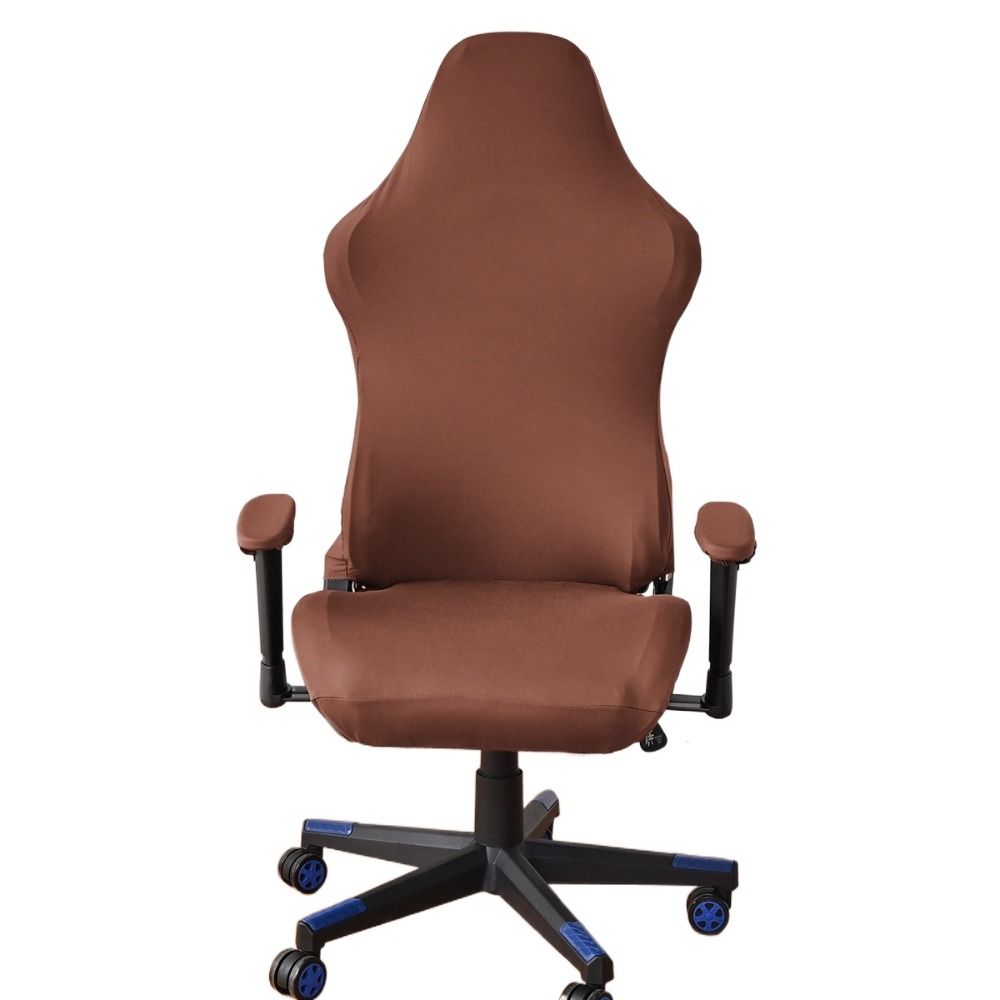Solid Color Gaming Chair Cover Elastic Seat Cover Washable Protector Cover  Office Chair