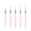 Japanische Nailart Liner Stifte: Set mit 5 Kupferröhrchen zum Zeichnen von Linien, Punkten, Blumen und feinen Details.