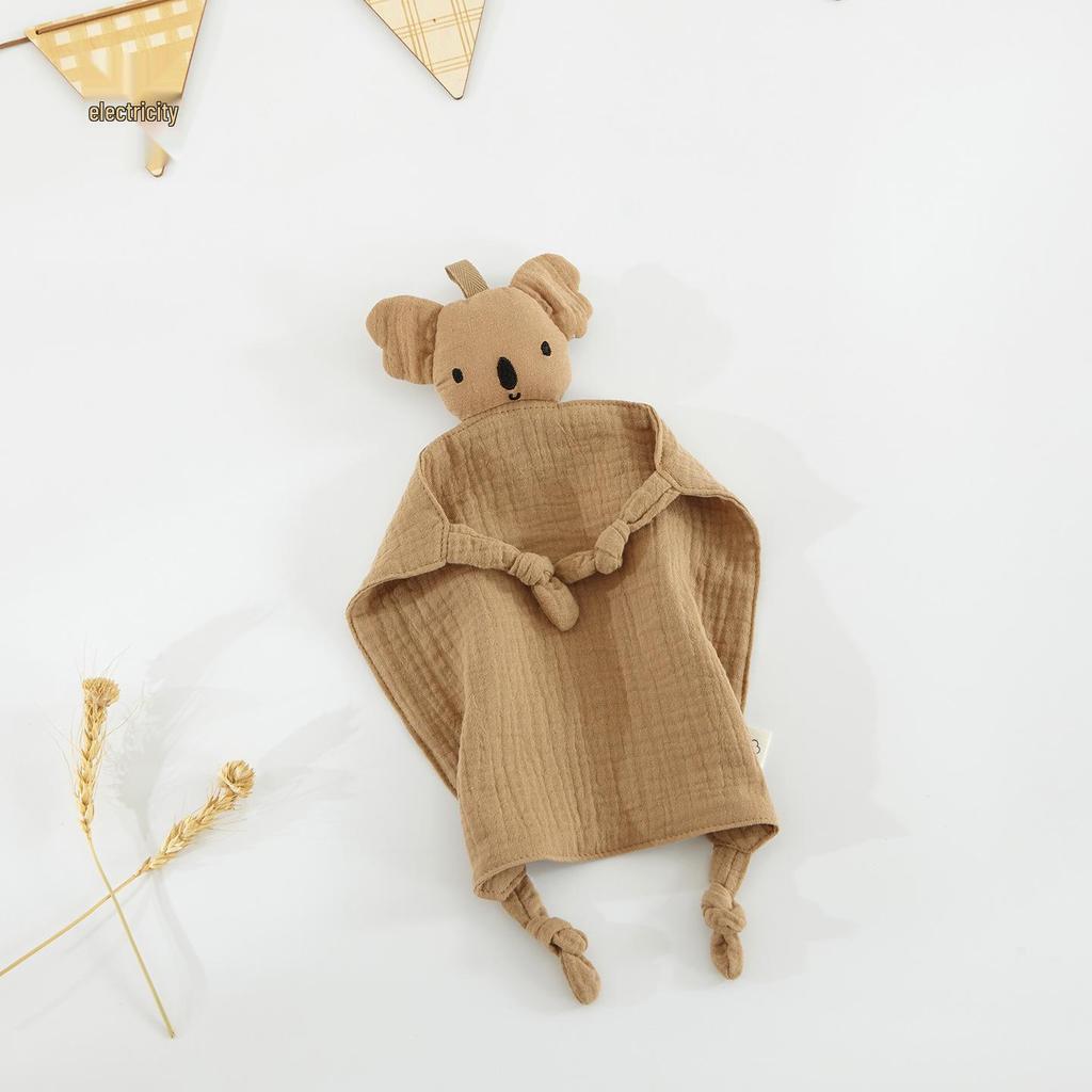 Baby Pure Cotton Comfort Blanket & Doll - Little Rabbit Crinkle Toy