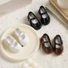 4-Point BJD Doll Single-Buckle Casual Leather Flats