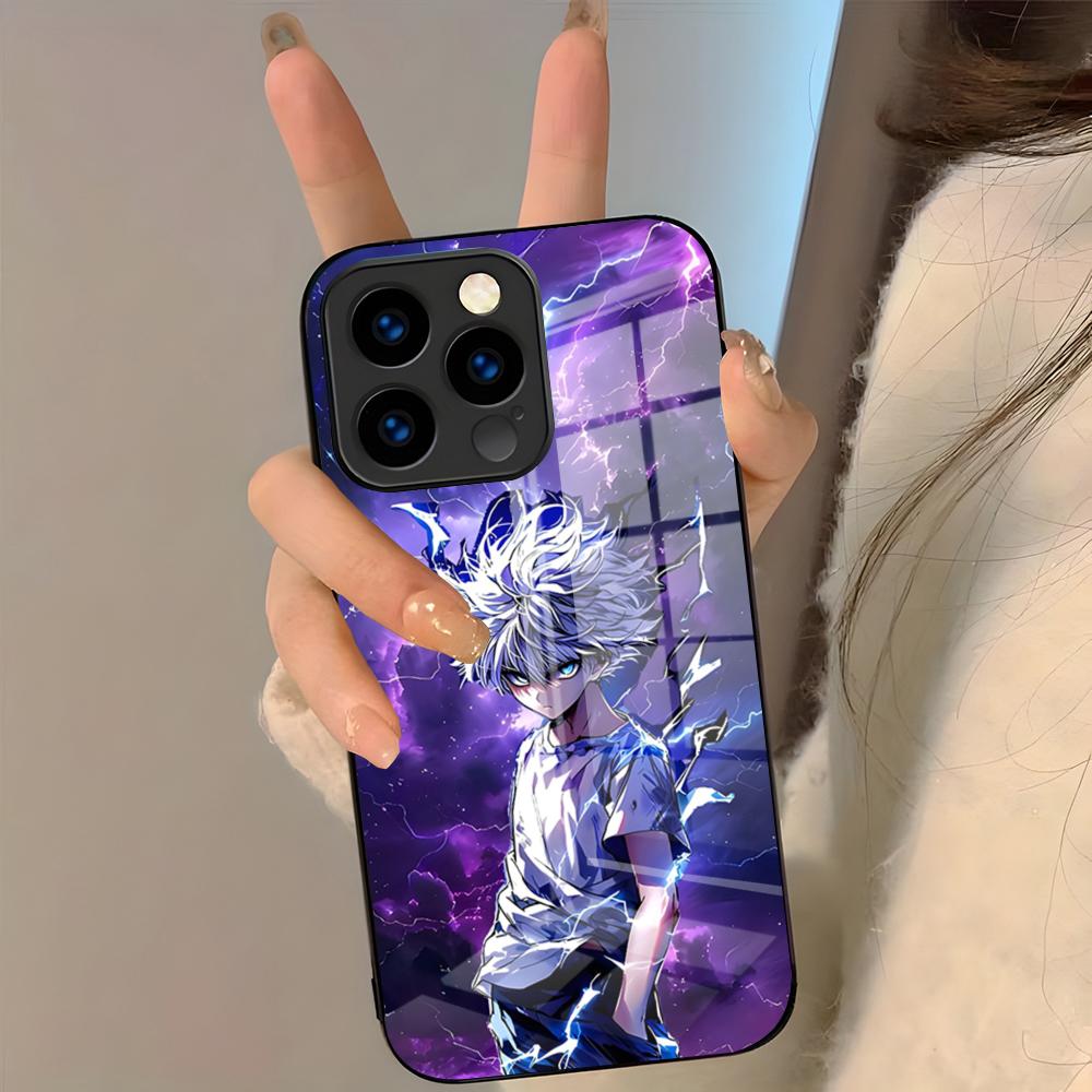 Hunter X Hunter Killua Phone Case For IPhone 17 Pro Max 16 15 14 Pro Max 13 11 Plus Glass Cover