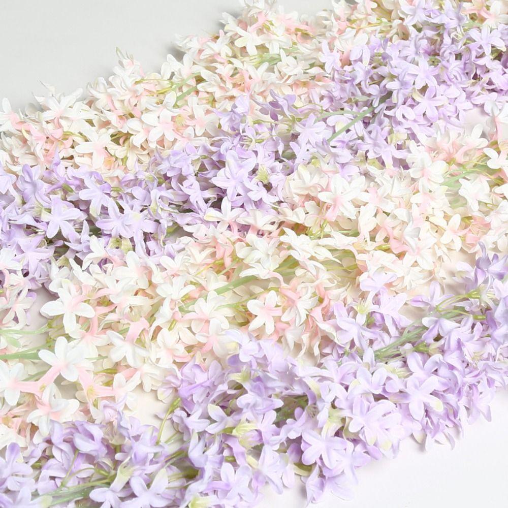 Multicolor Lilac Artificial Flower Flower Wreath DIY Simulation Flower Vine Photo Props Ornament Faux Flower Party Supplies