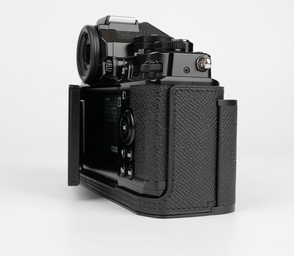 Nikon ZF Camera Camera Camera Genuine Design with Leather Metal Base and Handle and Black CLChandmade Case, Cover, Bag, Leather, 3-in-1 Top, Plate,