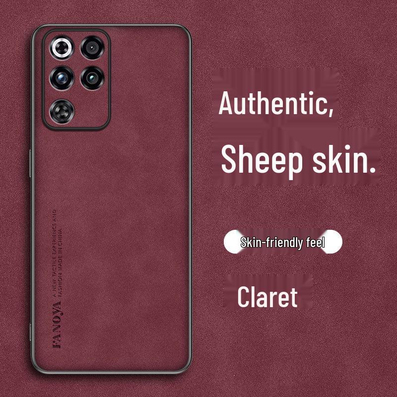 Compatible with Red Magic 11 Air & 10 Pro, Black Shark 5 Pro Luxury Leather/Suede Protective Phone Case.