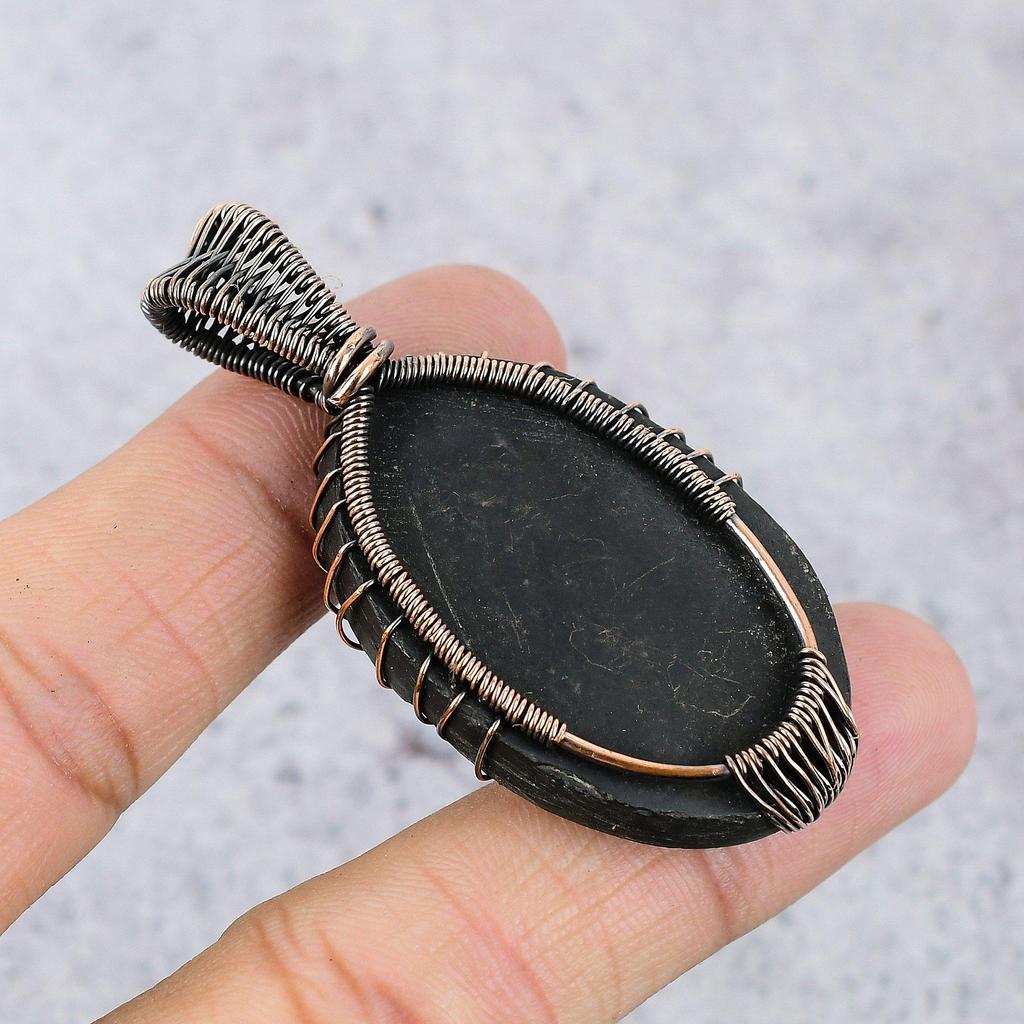 Pandantiv Abalone Shell înfășurat cu sârmă de cupru 999, Bijuterii pandantiv cu piatră prețioasă lucrate manual, Cadouri pentru soție Pandantiv nou-nouț