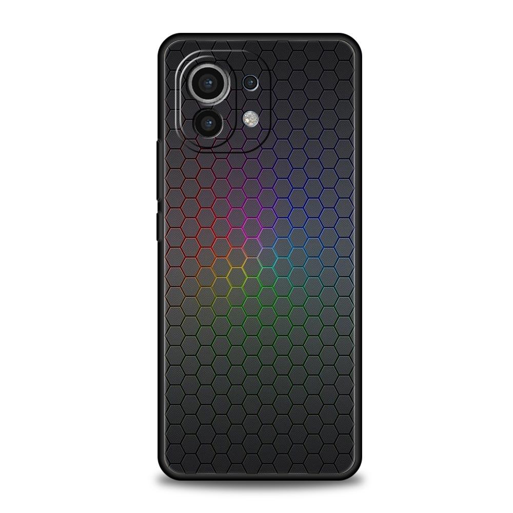 Phone Case For Xiaomi 13 12 11 Lite 12T 11T 10T 9T Mi Poco M4 M3 X4 X3 Pro F4 F3 GT 5G Cover Black Silicone Shell Carbon Fiber