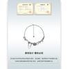 Liquid Silver Flower Necklace Women's Irregular Unique Clavicle Chain Exquisite High Quality Versatile Necklace