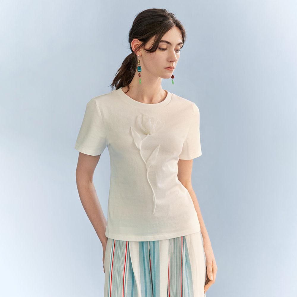Waiwaiaiem Yy_Flower Tulip White Top