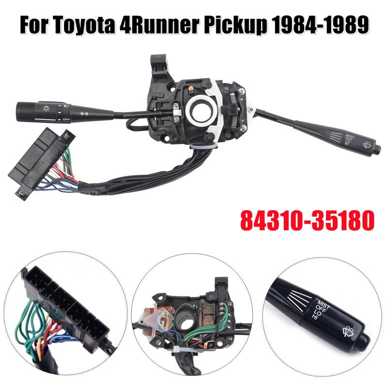 

For Toyota 4Runner Pickup 1984-89 Hilux YH 50 52 55 57/6 LHD 84310-35180 Steering Wheel Headlight Signal Switch ABS Accessories