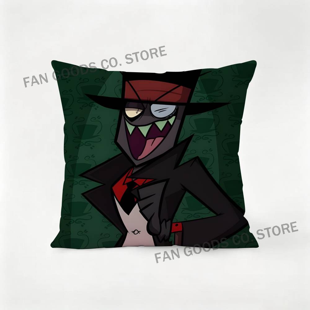 Black Flug Slys Hat Villainous Laser Pillow Case Ultra Soft Skin Friendly Fabric Cloud Like Comfort Concealed Zipper