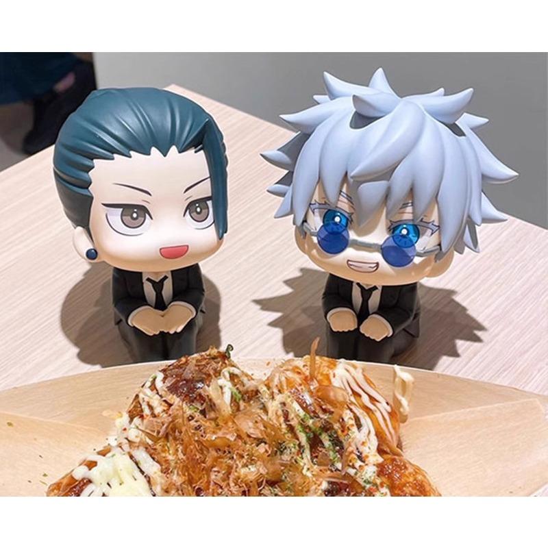 Hot Selling LK Jujutsu Kaisen Figure Set: High School Gojo Geto Fushiguro Itadori Palm-sized PC Case Desktop Decor Model