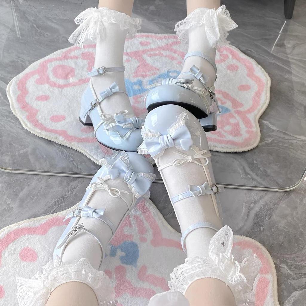 Merulu Cute Lolita Mary Jane Low-Heel Shoes