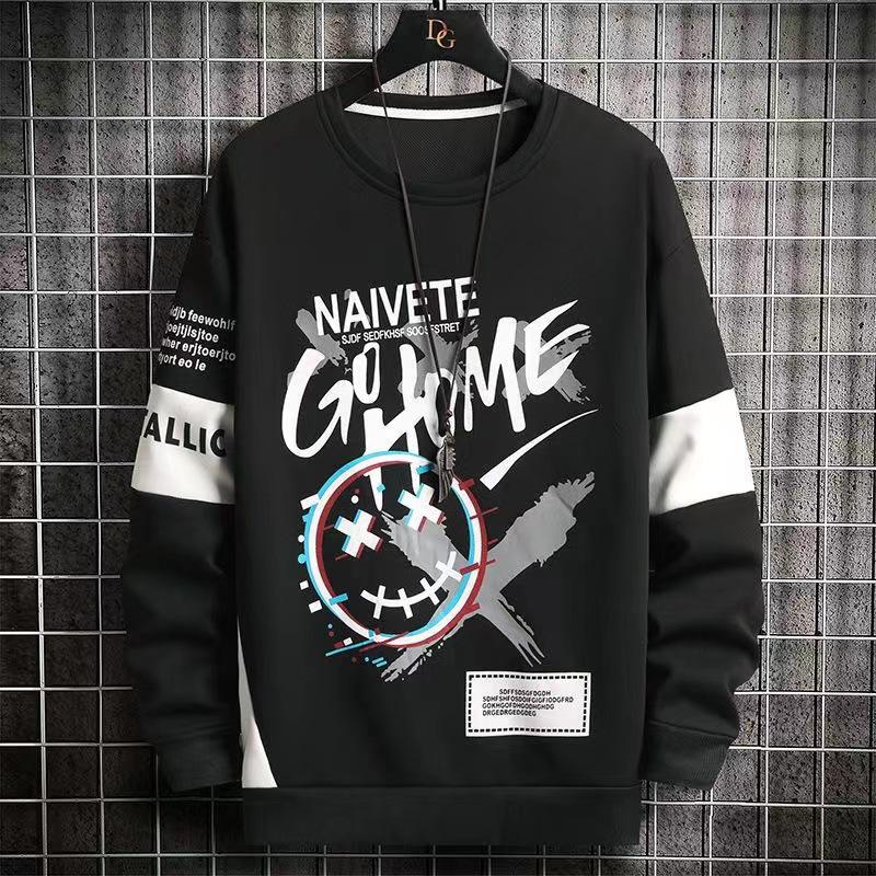 Trendiger Herbst-Hoodie für Jungen - Langarm-T-Shirt für Jugendliche und Schüler