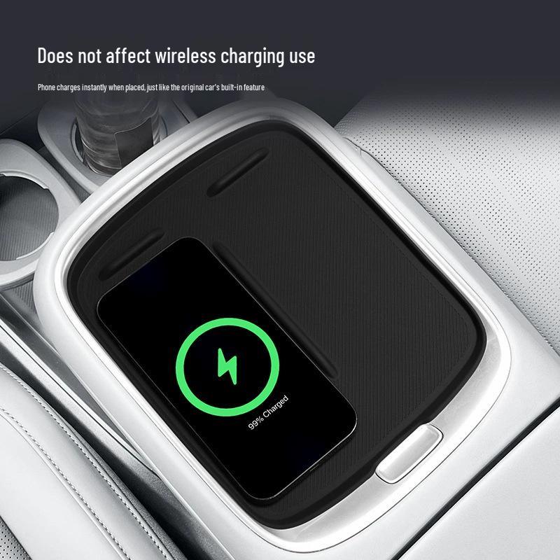 Tappetino in silicone per ricarica wireless Leapmotor B10: Tappetino Antiscivolo e Antipolvere per 25 Modelli.