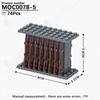 MOOXI WW2 Military Series Weapon Rack Guns Collection Model MOC Bricks DIY Assembled Building Blocks Toys For Boy Birthday Gifts
