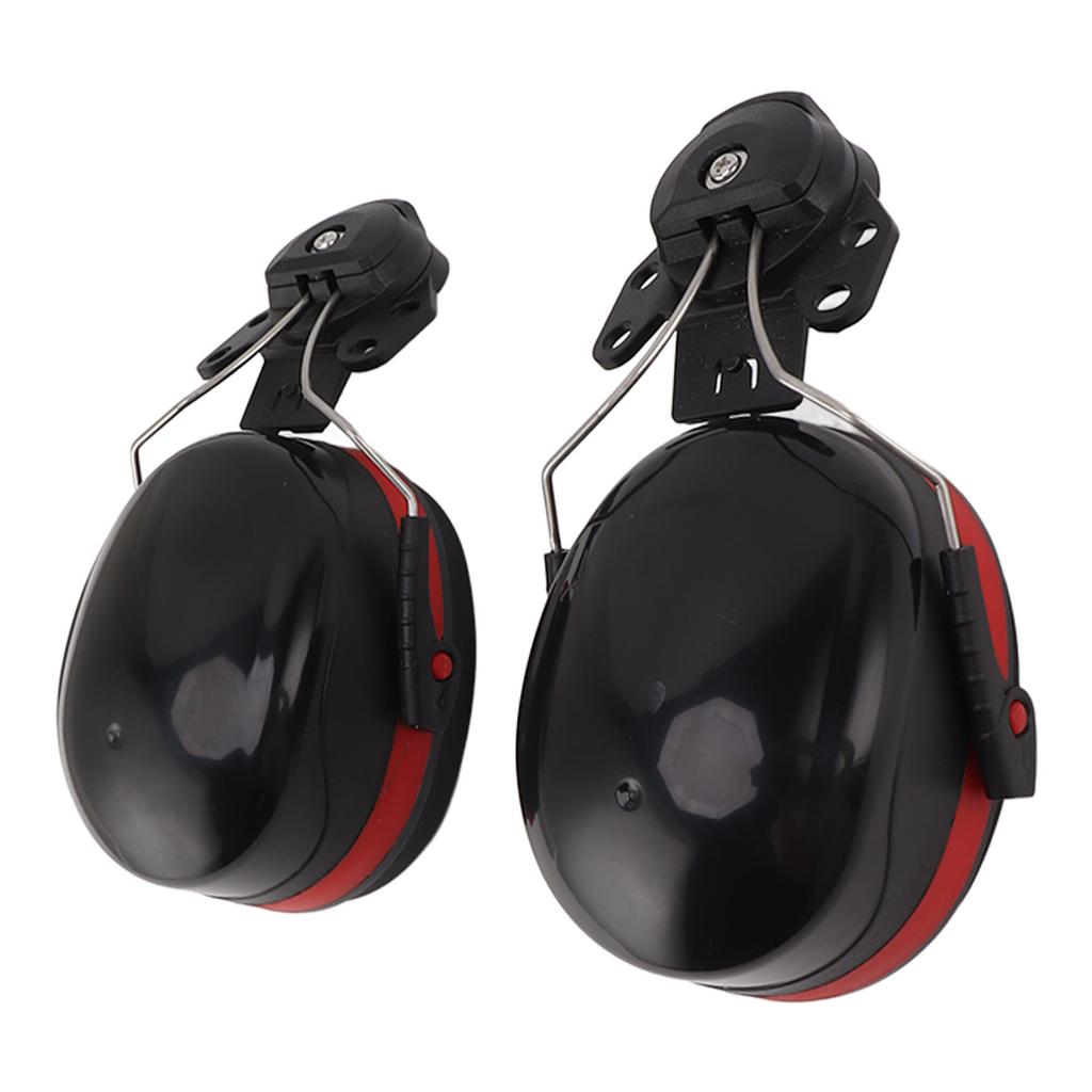 Hard Hat Earmuffs Noise Blocking Hearing     Helmet Ear Muffs for Construction Site Workers