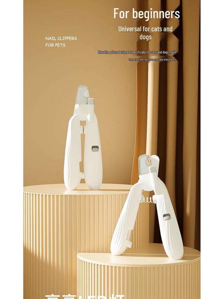Pet Nail Clippers with Safety Guard for Cats and Dogs