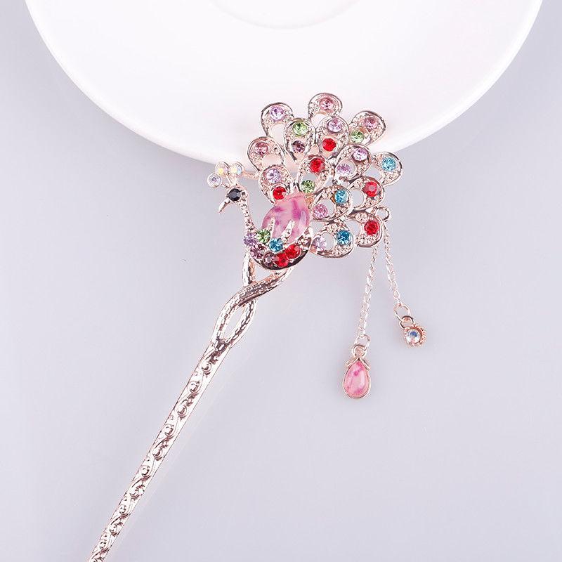 Women's 2026 Spring/Summer Chinese Tassel Alloy Hairpin - Qipao Hair Accessories