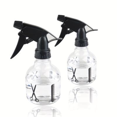 Flacone spray per parrucchieri da 250 ml, per salone da barbiere, strumenti per capelli, spruzzatore d'acqua, trasparente, stile trucco, flaconi spray in plastica portatili