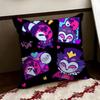 Anime HHelluva BBossS Cushion Cover Reversible Soft Durable Pillow Cover Home  Car MultiScene Use for Daily Comfort