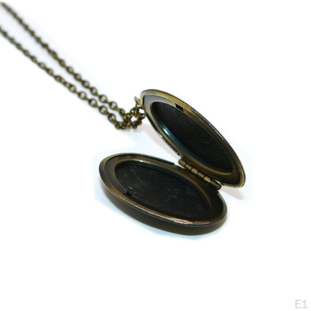 Style Lady Necklace Photo Perfume Chain Charms Decor