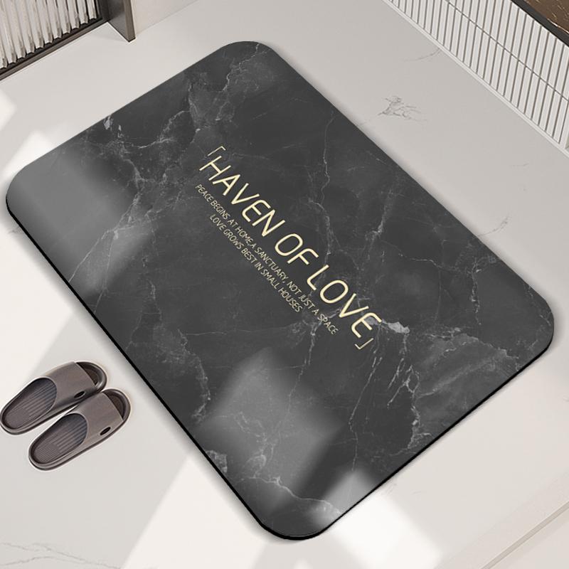 Diatom mud absorbent mat, bathroom floor mat, bathroom floor mat, door non-slip mat, diatomaceous earth mat, absorbent foot mat