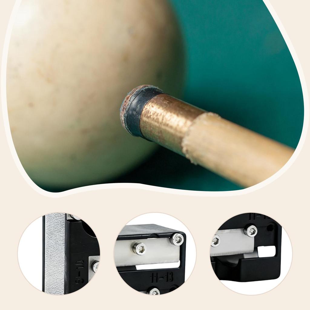 Multi Functional Pool Cue Tip Repairer Compact Billiard Cue Shaper Durable Accessory for Professional and Home Use