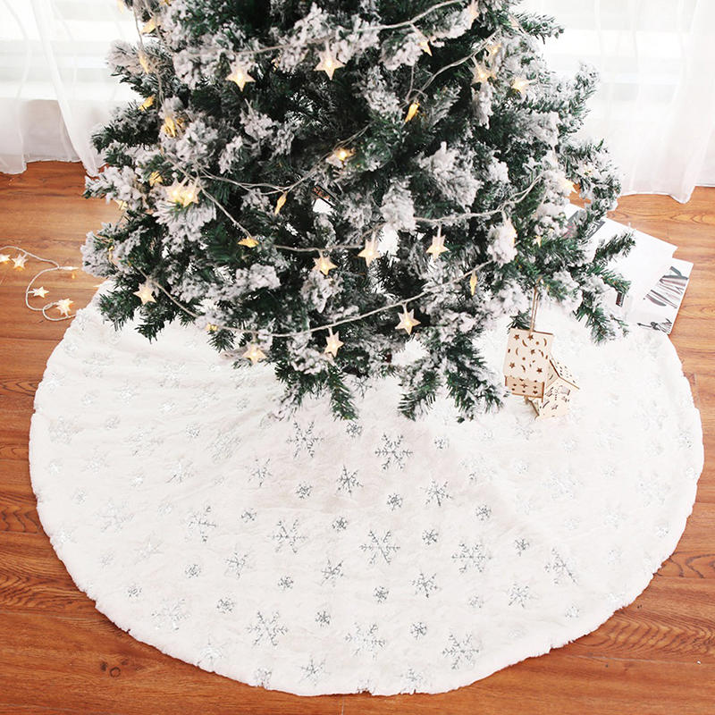 Creative Christmas Tree Skirt Christmas Trees Foot Carpet High-Quality Skirts Mat New Year Household Party Supplies