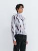 KOBKINO Brush Paint Mock Neck (Grey)