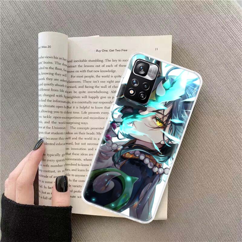 Xiao Genshin Impact Phone Case For Xiaomi Poco X4 F4 GT X3 NFC X5 X6 X7 Pro 5G M5 M5S M3 F5 Mi F6 F3 F2 F1 Cover Coque Fundas TP