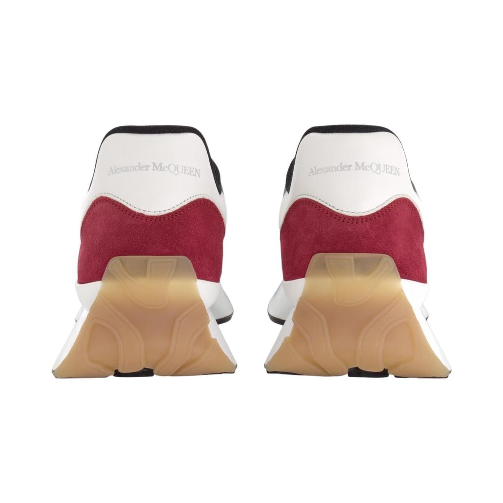 Alexander Mcqueen Sprint Runner Black White Red 688548WIDN41697