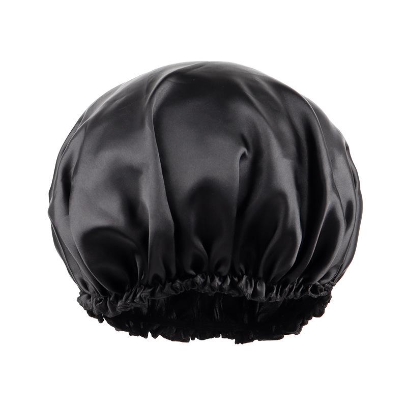 Satin Hair Caps Bonnets Elastic Band Adjust Headwear Curly Hair Cover Hat For Sleeping Women Dye the Hair Cap Styling Accessory