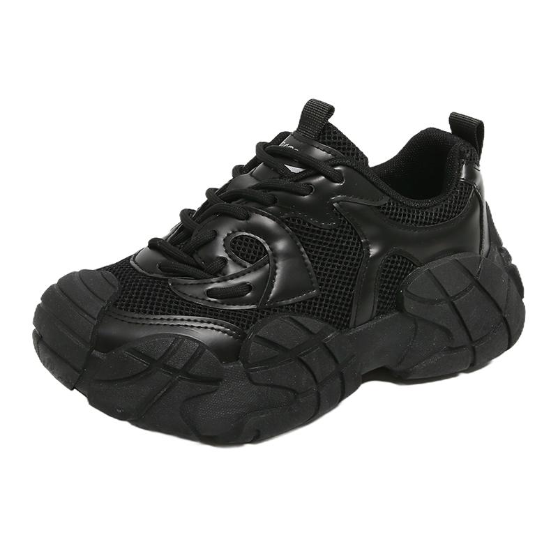 2026 Fashion Dad Shoes Women Outdoor Sneakers Spring Autumn Breathable New Thick Sole Comfortable Sneakers Lace Up Casual Shoes