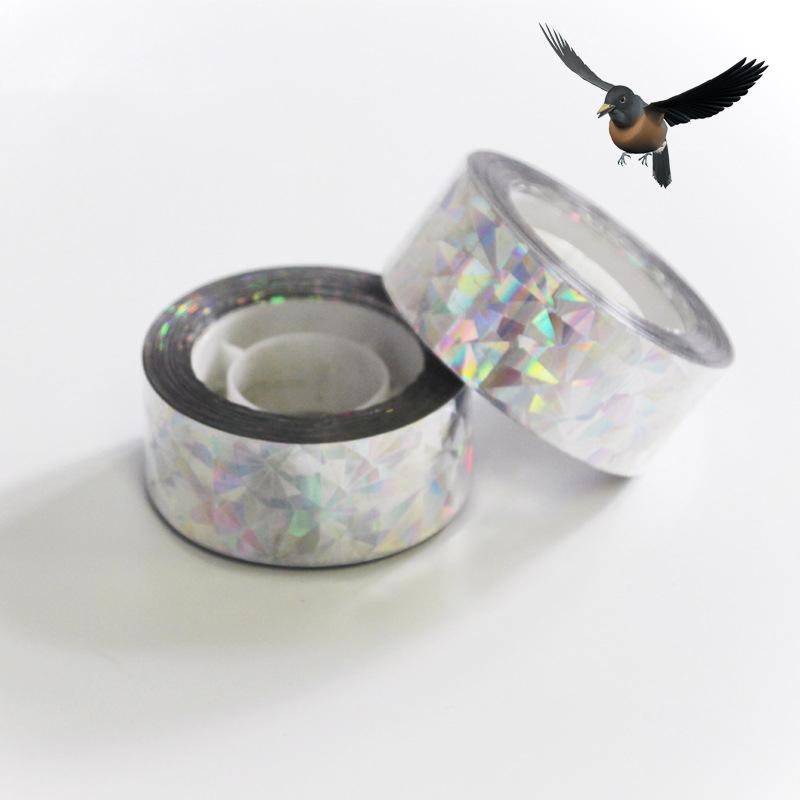 Reflective Bird Scare Ribbon Garden Bird Tape Roll DIY Craft Gift Reflective 50m