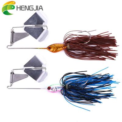 1pcs Buzzbaits 16g Hengjia Spinnerbaits with Skirts Blade Fishing Lure Spoon