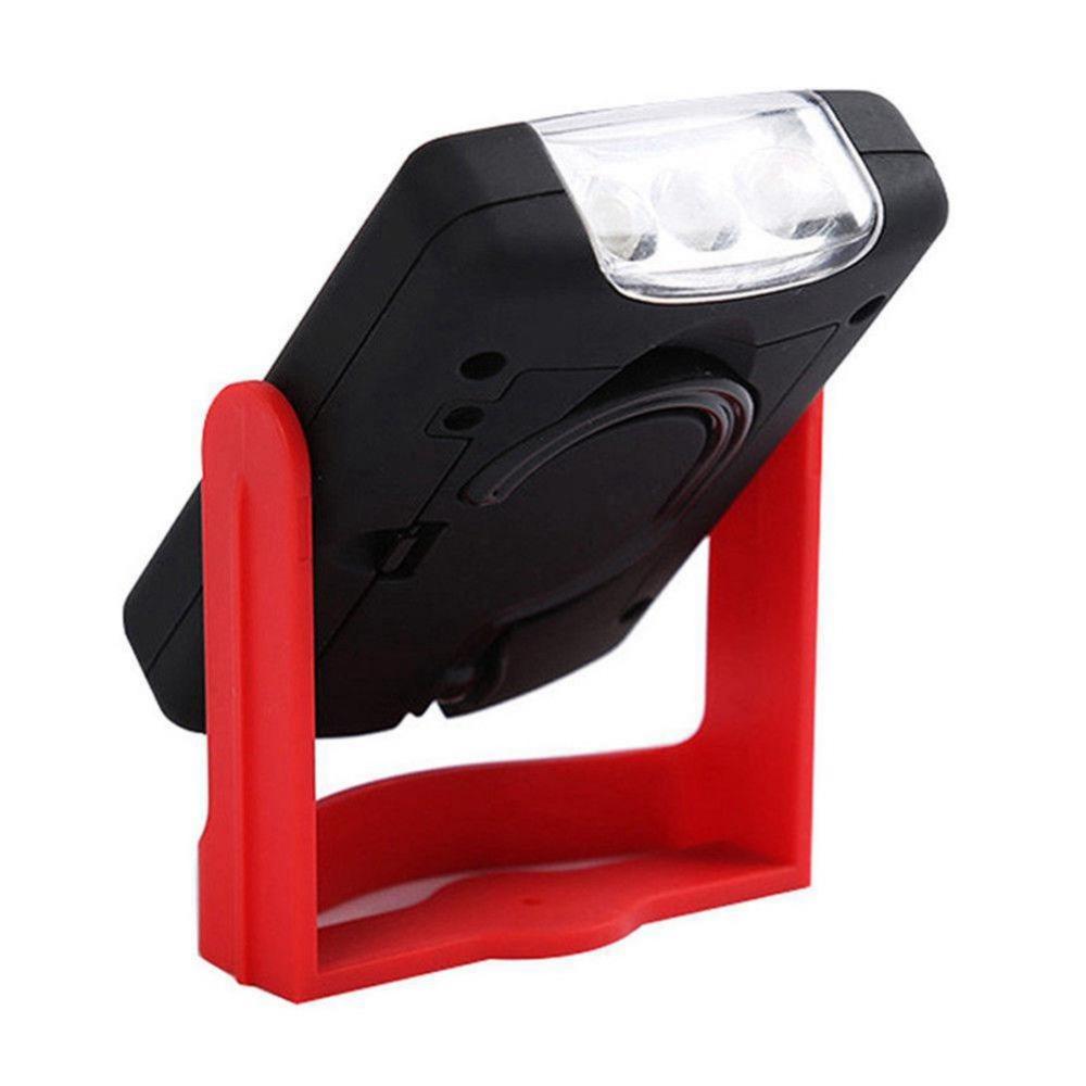1PC LED Flashlight Work Light 360 Degree Stand Outdoor Lantern Tent Lamp with Magnetic Hook