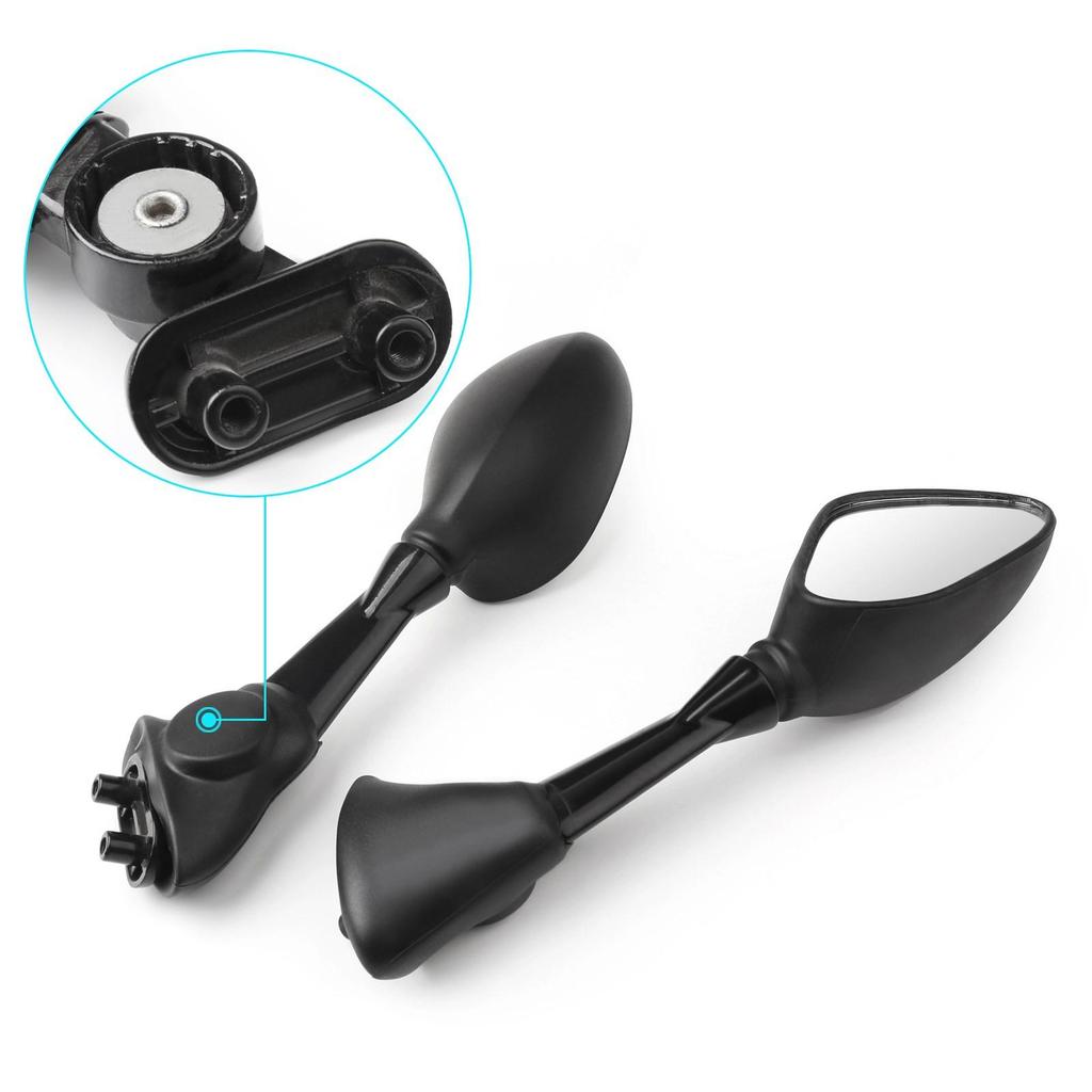 Black Pair Rear View Mirrors For BMW S1000RR S1000 RR 2010-2014 Sport Bike