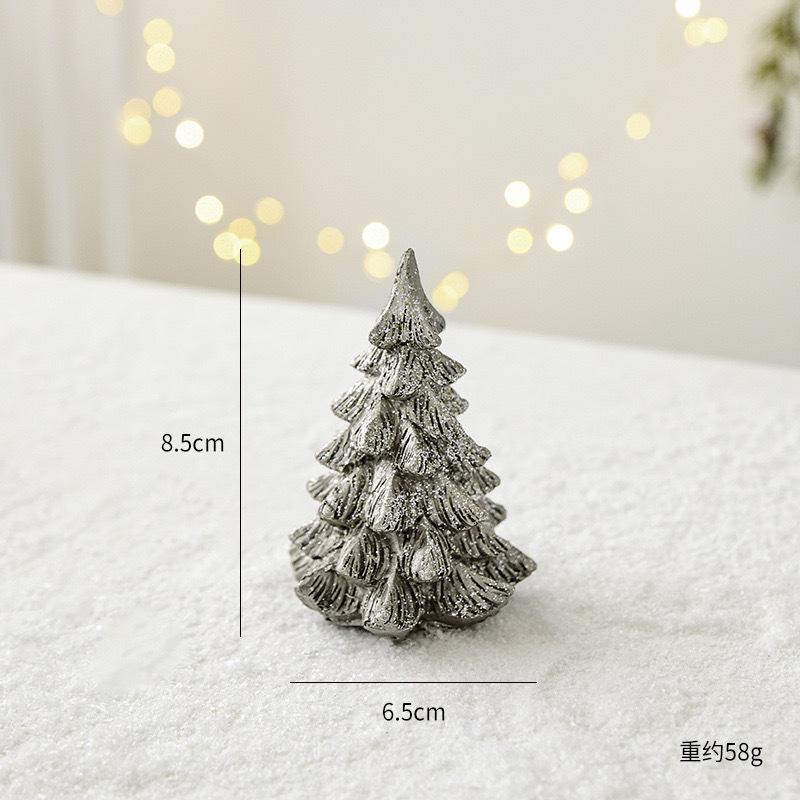 

Фигурка Золотой Рождественской елки с индивидуальным дизайном, Рождественский декор, Оптовая продажа, Ручная работа, Настольная смола, Золотая рождественская елка