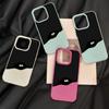 Hudfølende telefondeksel for iPhone 11 13 16 Pro Max iPhone XR XS Max 14 15 Pro Max 12 13 Pro Max 16 Plus 13 Pro 14 Pro Cartoon Painted Macaron Colors