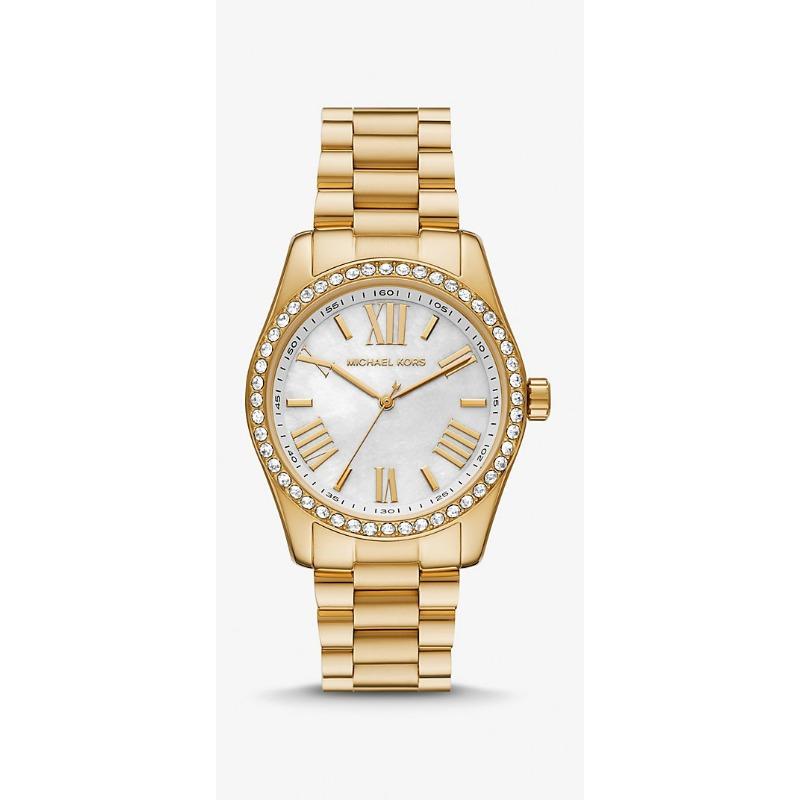 Michael Kors Lexington Pavé Gold-Tone Watch and Jewelry Gift Set MK1079SET золотой