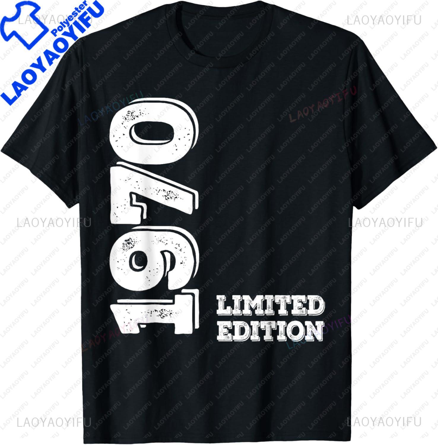 Limited Edition 1970 55th Birthday Born 1970 TShirt Vintage Couple Print on DeUnisexd Unisex Summer Streetwear Tops Camisas S