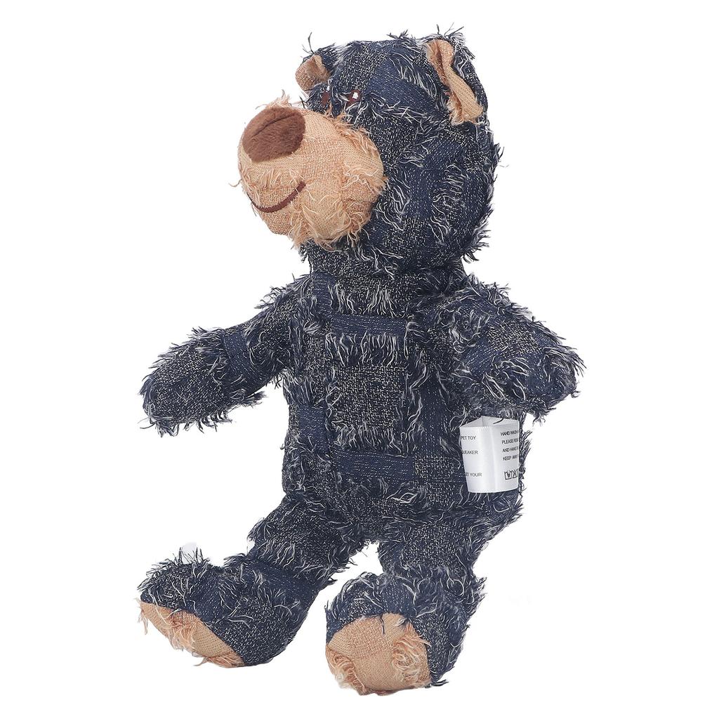 Squeaky Dog Toy Stuffed Plush Dog Toy Indestructible Robust Bear for Pets