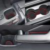 Auprite Anti Dust Mats for Toyota 86 Subaru BRZ Scion FR-S   2024 2025, Fit Cup Holder Liners Mats Door Pocket Center Console Liners (Red/6Pcs)