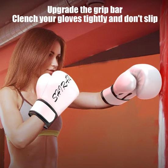 1 par boksehansker i kunstskinn Profesjonell trening Muay Thai Gratis sparring Slåss Tung boksesekk Voksne Barn Votter Hands Protector