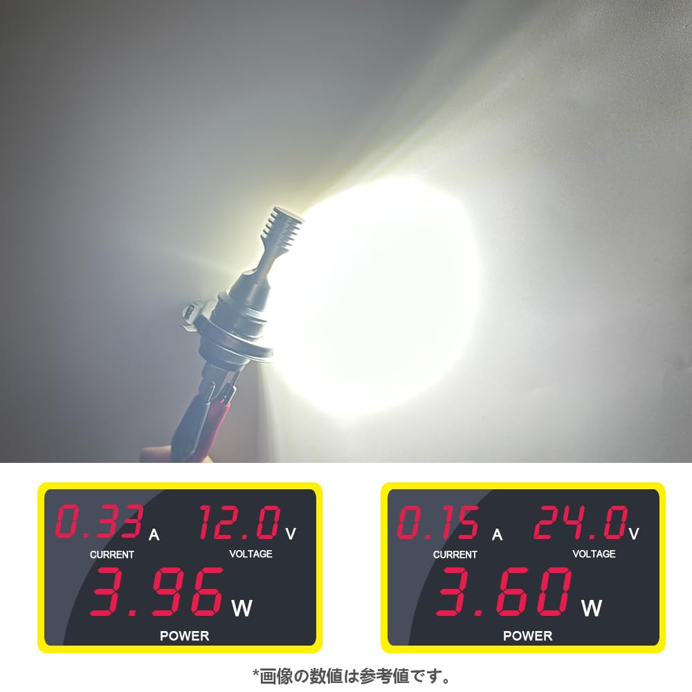 P15D LED Motorcycle Headlight, PH7, HI/LO Switch, For Motorcycle Headlights, AC/DC10V-60V, High Brightness 3020
